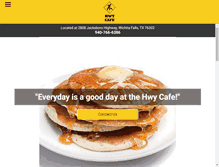 Tablet Screenshot of hwycafewf.com